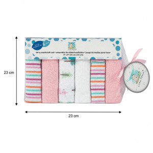 Perfect Bliss Baby Washcloth Set Designed for Modern Living & Home Comfort – Pink (H-23, W-23 CM) Perfect Bliss Baby Washcloth Set Designed for Modern Living & Home Comfort – Pink (H-23, W-23 CM)