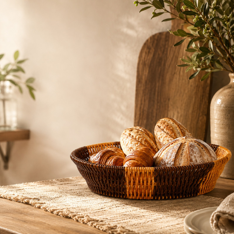 Premium Handmade Oval Woven Basket 