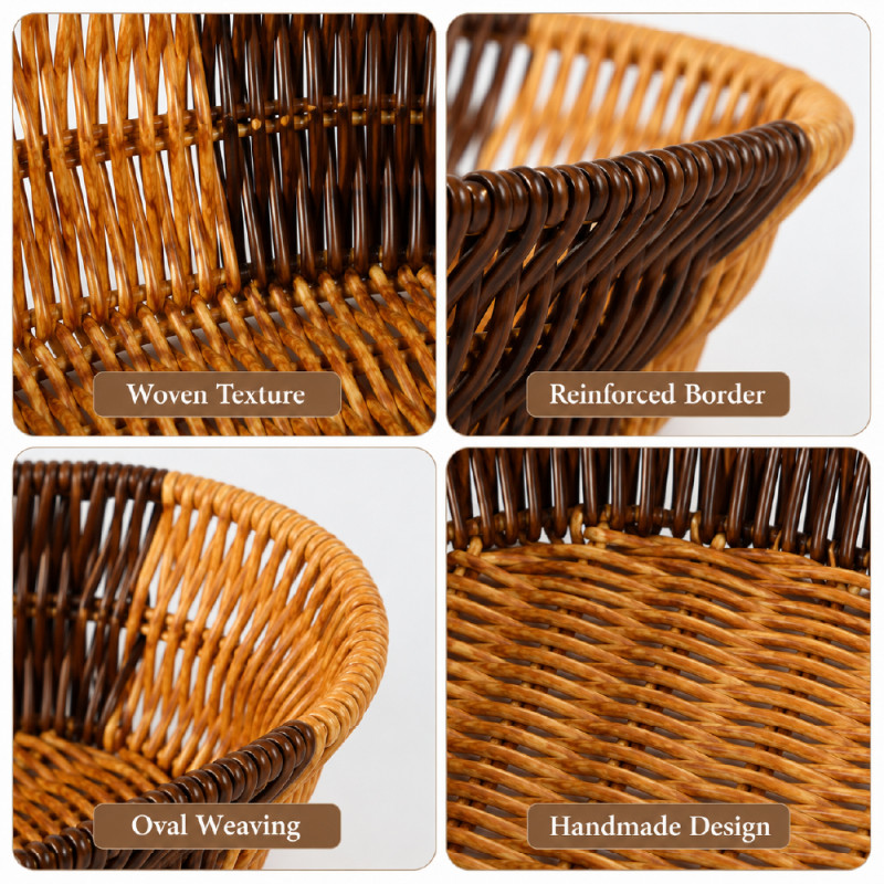 Premium Handmade Oval Woven Basket 