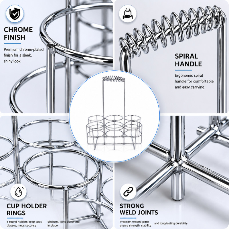 Modern Storage Shelf/Rack – stainless Steel Easy Assembly (size: 22 cm × 15 cm × 28 cm)