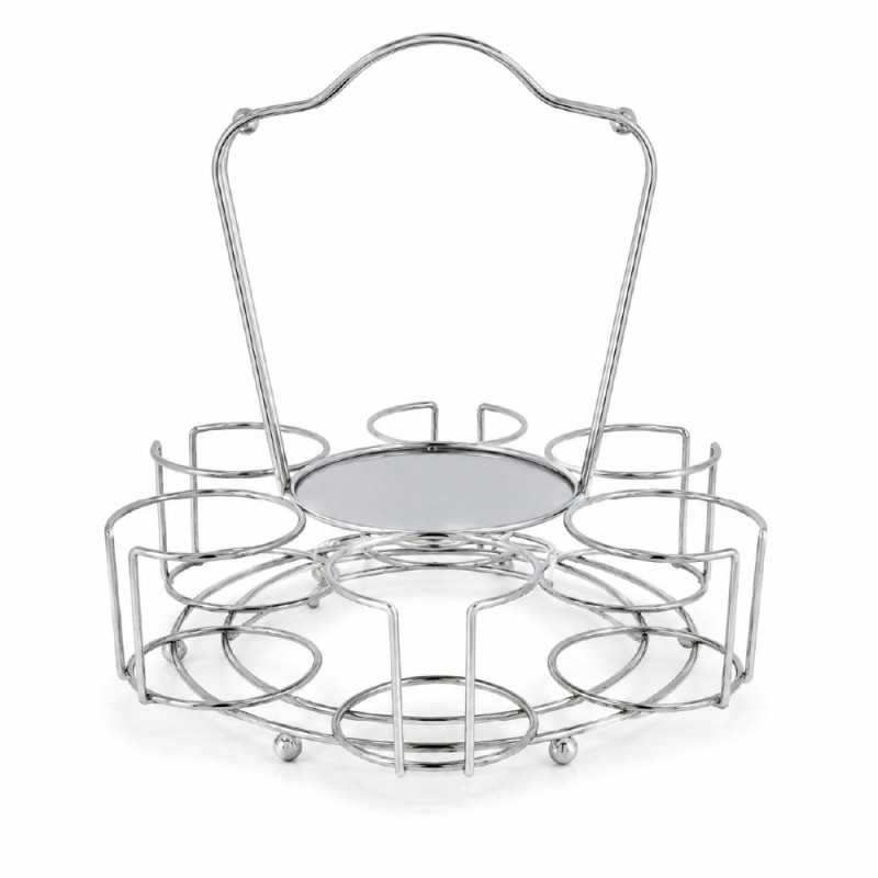 Modern Storage Shelf/Rack – Silver Easy Assembly (26 x 22cm)