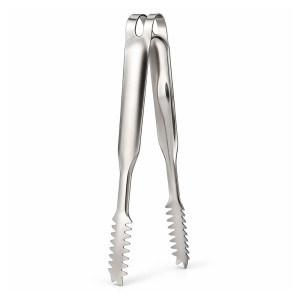 Professional 20cm Stainless Steel Ice Tongs – Sleek Silver Barware Essential