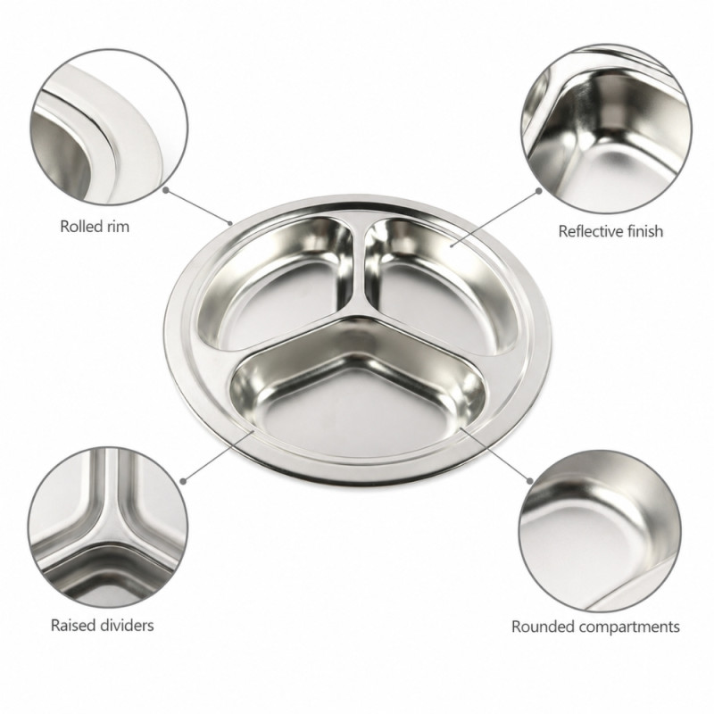 Stainless Steel Divided Plate