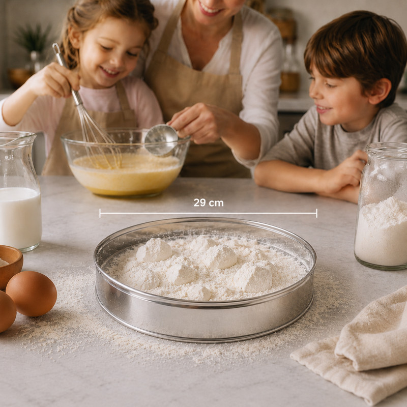 Wheat Strainer with Bowl – Classic (29cm X 4cm)