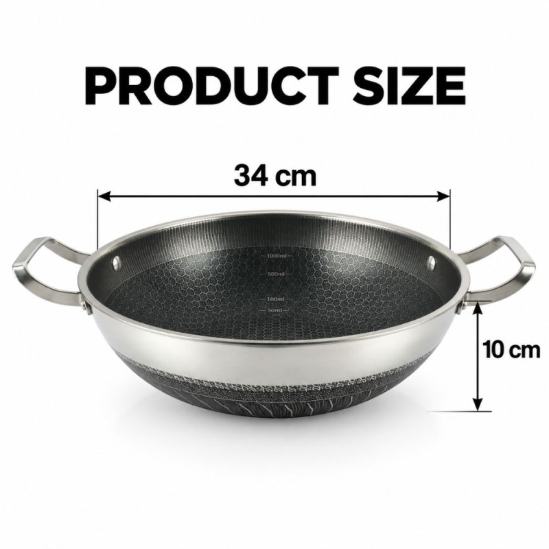 Wok with Handles