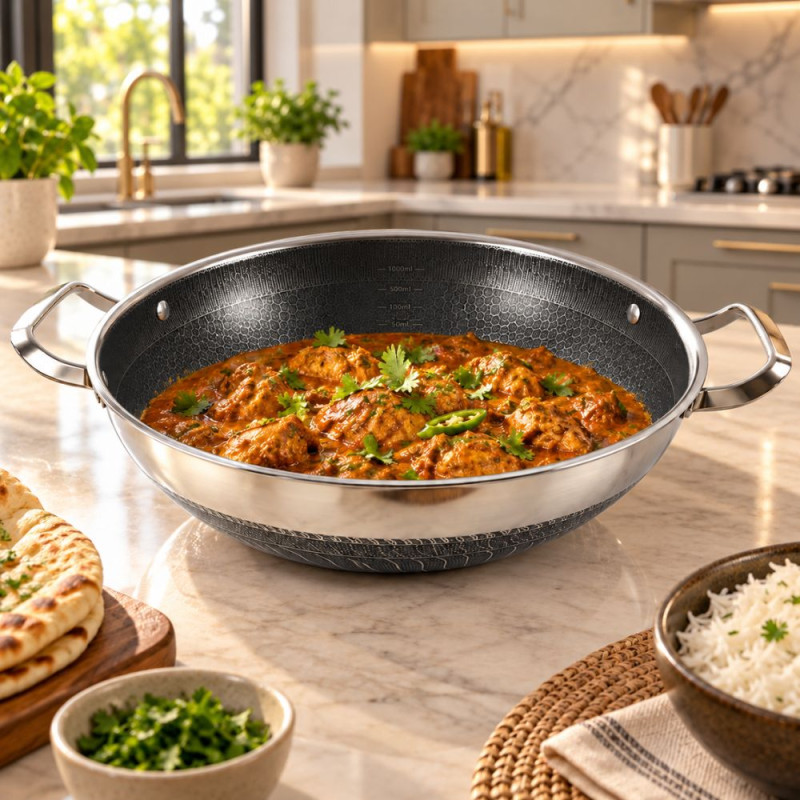 Wok with Handles