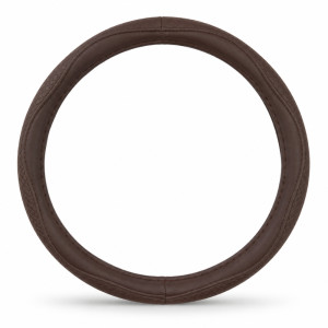 Brown PU Leather Steering Wheel Cover with a Diamond Texture Design for Enhanced Grip – 38cm Brown PU Leather Steering Wheel Cover with a Diamond Texture Design for Enhanced Grip – 38cm