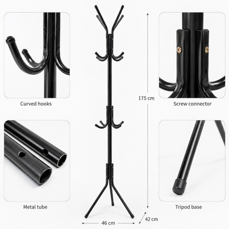 Stable Metal Clothes Stand Hanger – Classic