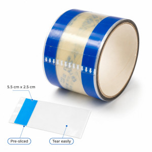 Premium Pre-Sliced Packing Tape - Blue (36mm X 50m)
