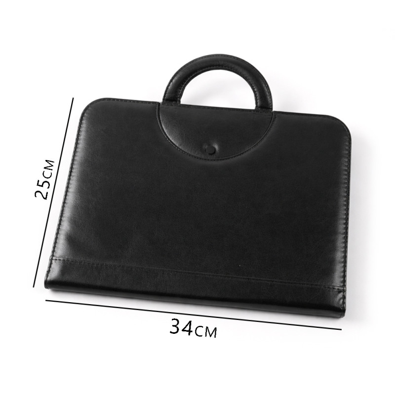 Professional Document & Tech Zipper Organizer – Sleek Black (34cm)