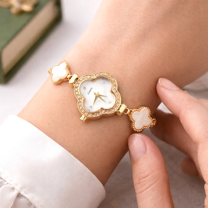 Jewelry & Watch Gift Set – Elegant Olive Green Edition