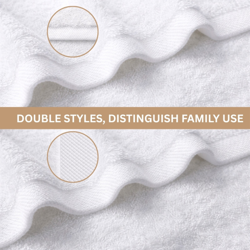 Luxury Square Mini Face Towel – Ultra-Soft Pure White (32x32cm)
