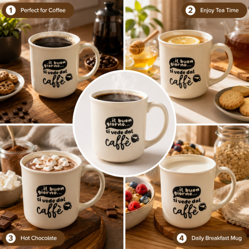 Quality CERAMIC CUP – Ivory Premium Quality (10cm X 9cm)