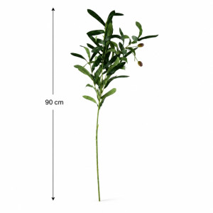 Expert Select Artificial Olive Branch Designed for Home Décor &amp; Event Styling – Green (H-90cm)