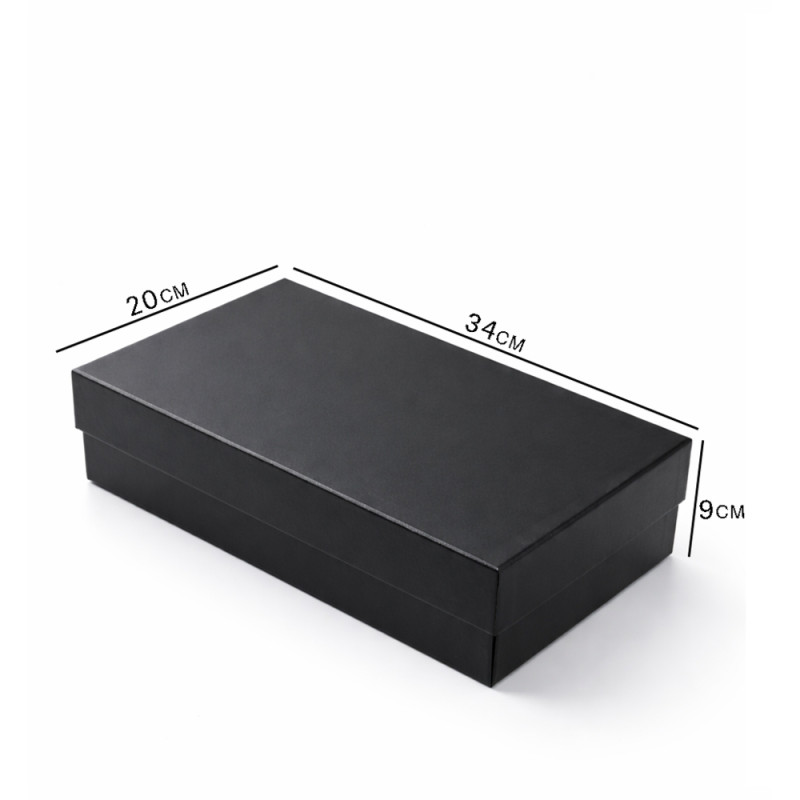 Executive 10-Slot Watch Display Box – Obsidian Black PU Leather (34cm)