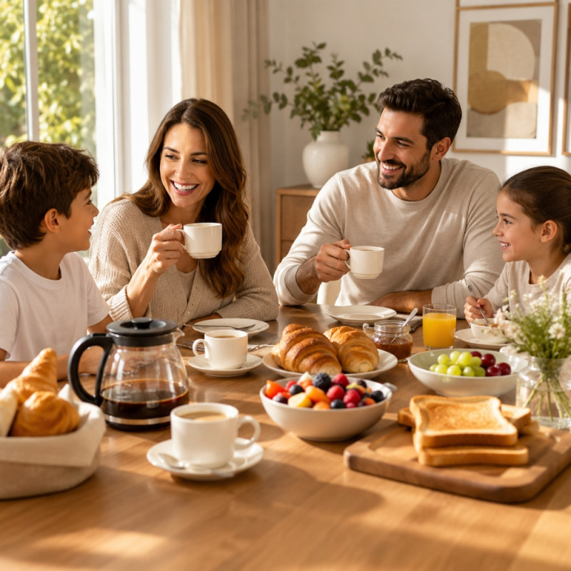 Preferred Design Ceramic Coffee Set Designed for Elegant Dining &amp; Entertaining – White (H-7, DIA-14 CM)