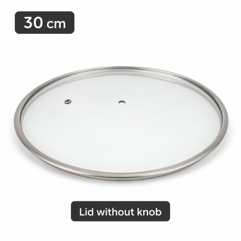 31cm Glass Lid - Clear