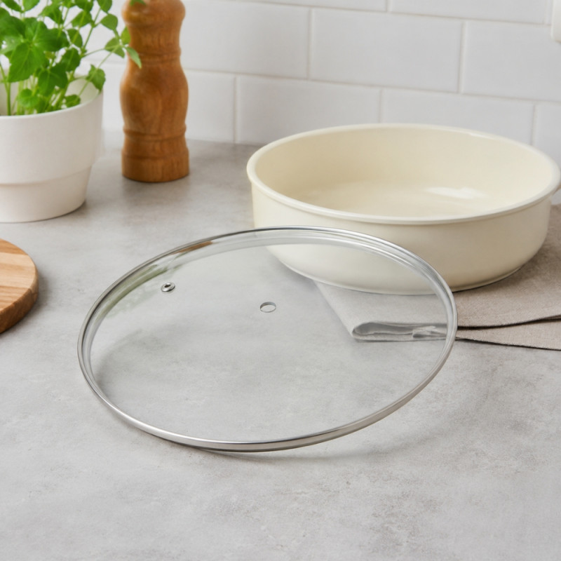 31cm Glass Lid - Clear