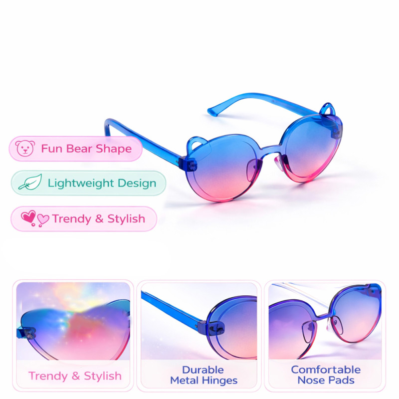 Kids' "Cute Cat-Ear" Sunglasses - 2pcs