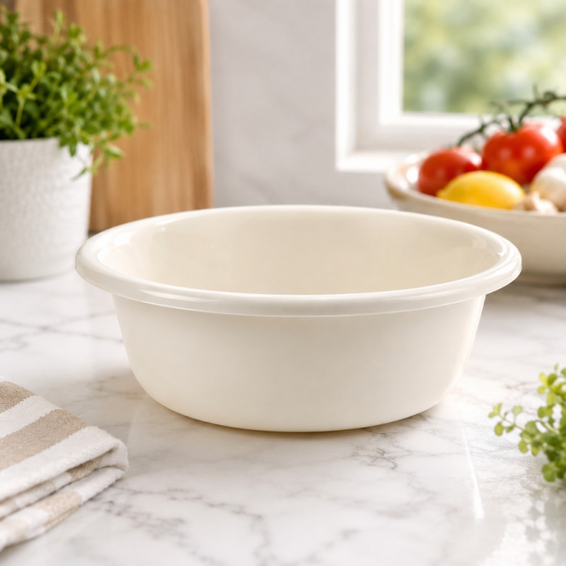 Ultra Grip Mixing Bowl Designed for Everyday Cooking &amp; Kitchen Excellence – Ivory (H-11, DIA-33 CM)