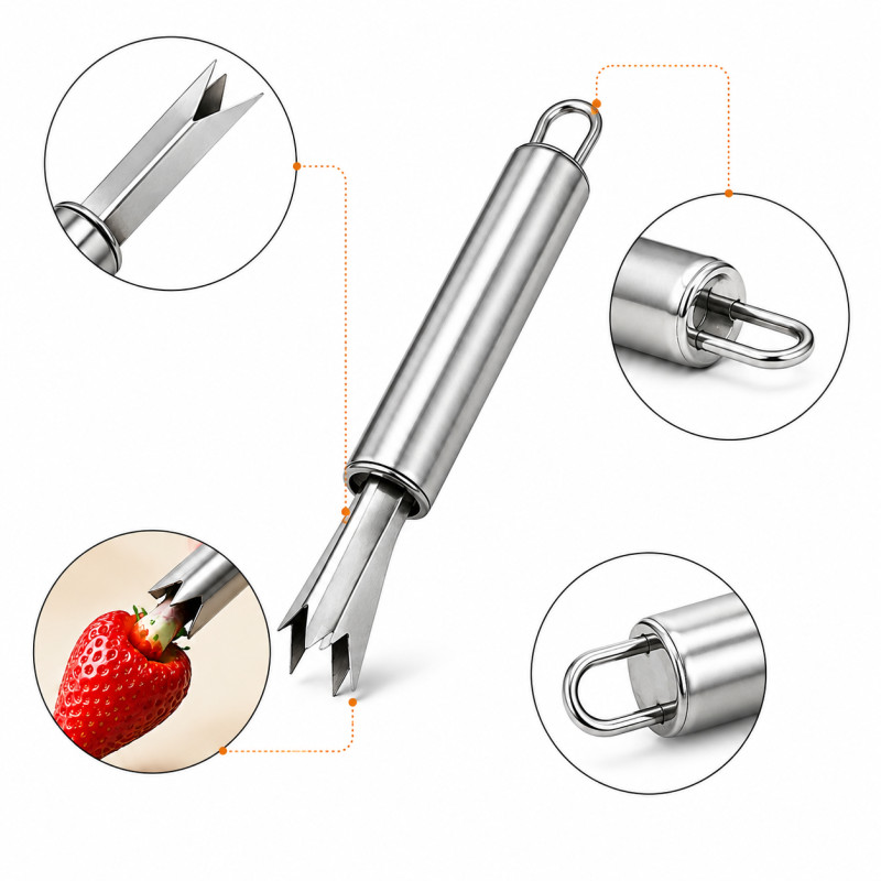 Signature Grace Fruit Peeler Designed for Precision Cutting &amp; Crafting – Stainless Steel (L-20, T-2 CM)
