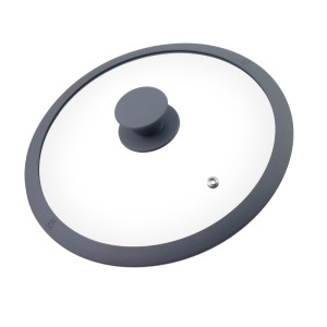 Fine Line Frying Pan Lid Designed for Everyday Cooking &amp; Kitchen Excellence – Transparent (W-31cm)