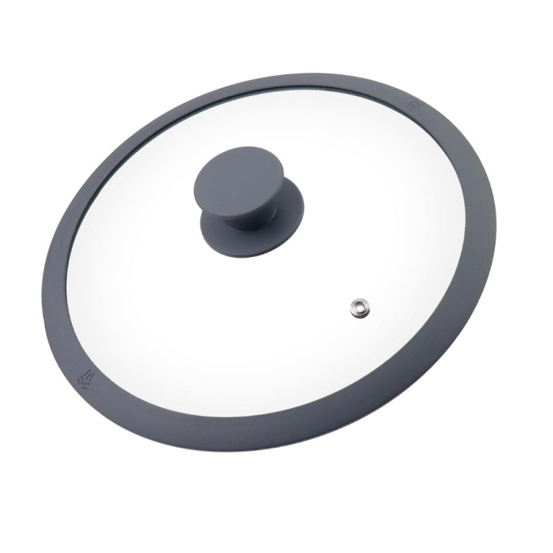 Fine Line Frying Pan Lid Designed for Everyday Cooking &amp; Kitchen Excellence – Transparent (W-31cm)
