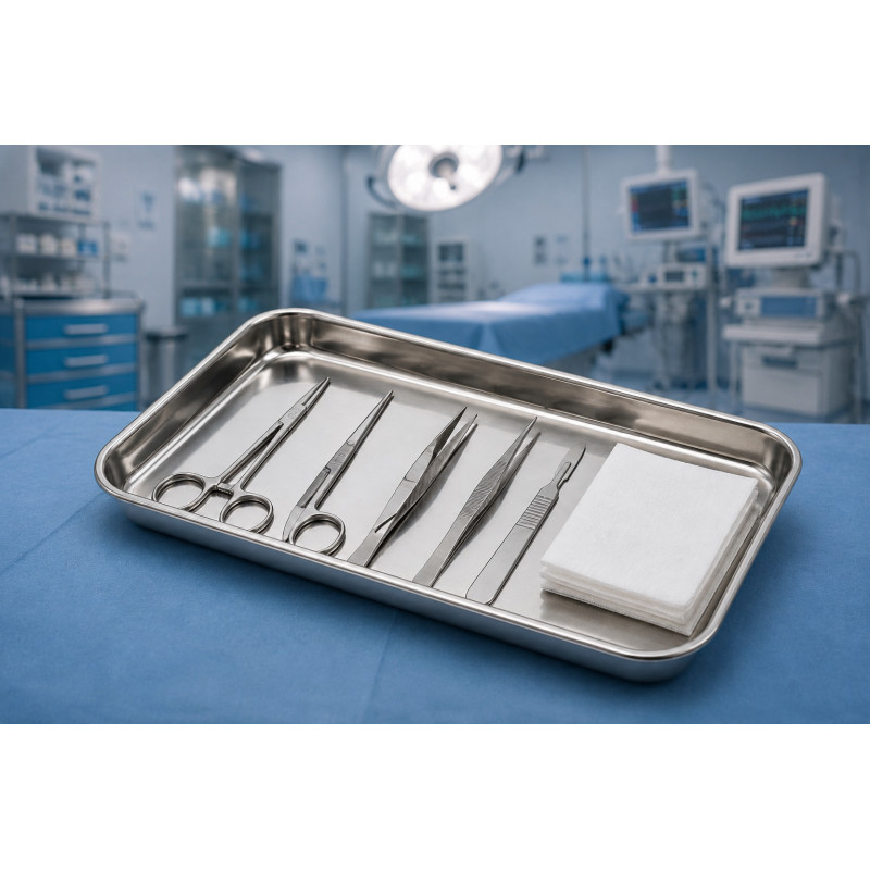 Durable Find Serving Tray Designed for Elegant Dining &amp; Entertaining – Stainless Steel (W-18, L-20, T-2.5 CM)