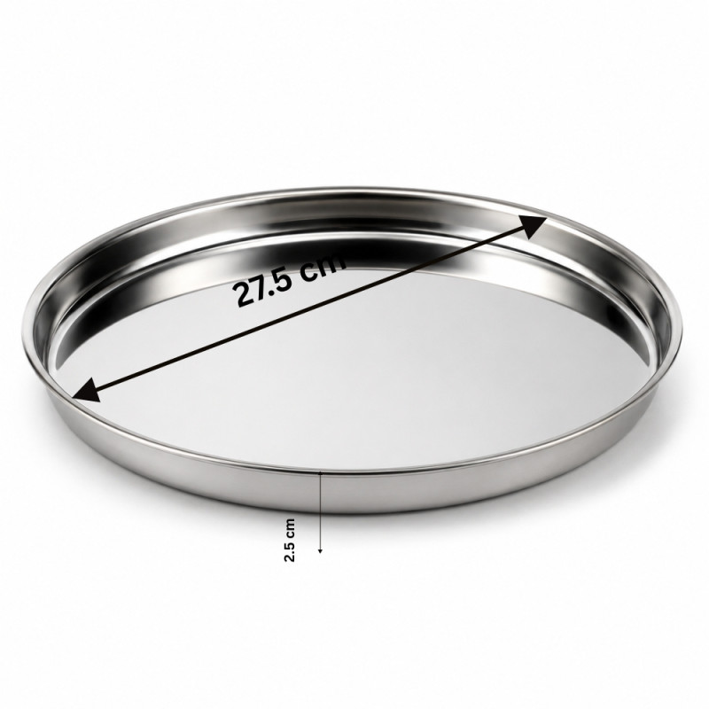 27cm Stainless Steel Serving Dish