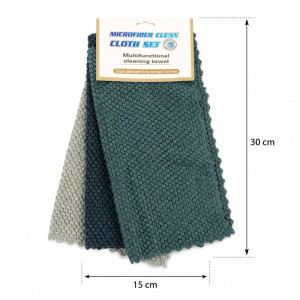 Luxury Microfiber Cleaning Cloth Set – Assorted Colors