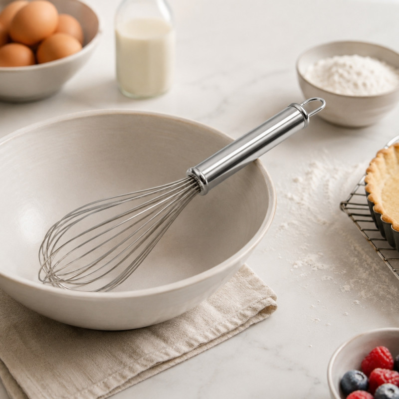 Egg Beater with Stainless Steel Handle