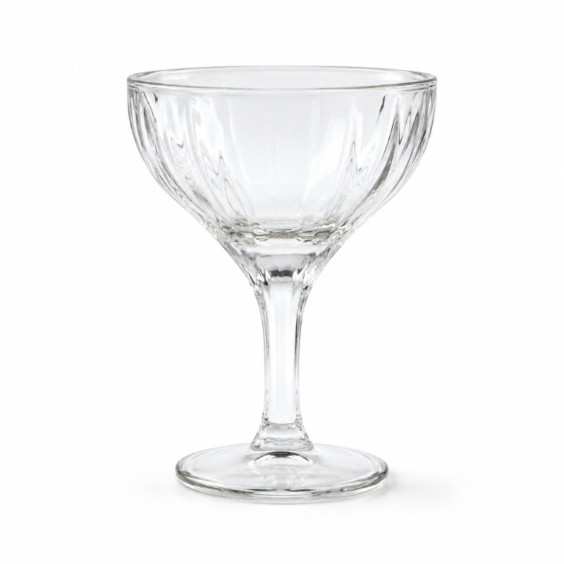Bormioli Rocco Florian 8oz Champagne Cocktail Saucers – Transparent
