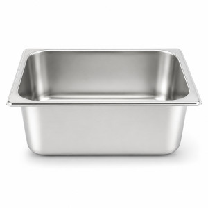 Professional Stainless Steel Gastronorm (GN) Food Pan – 1/2 Size (26.5 x 32.5 x 15cm) – Silver Professional Stainless Steel Gastronorm (GN) Food Pan – 1/2 Size (26.5 x 32.5 x 15cm) – Silver