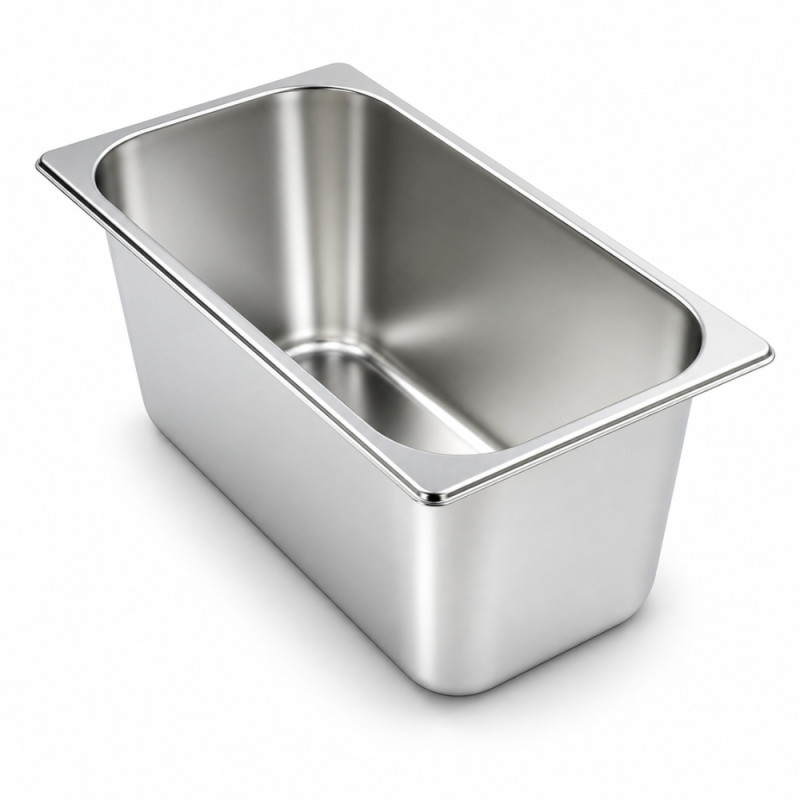 Professional Deep Gastronorm Container – Silver (32.5x17.5x15cm)