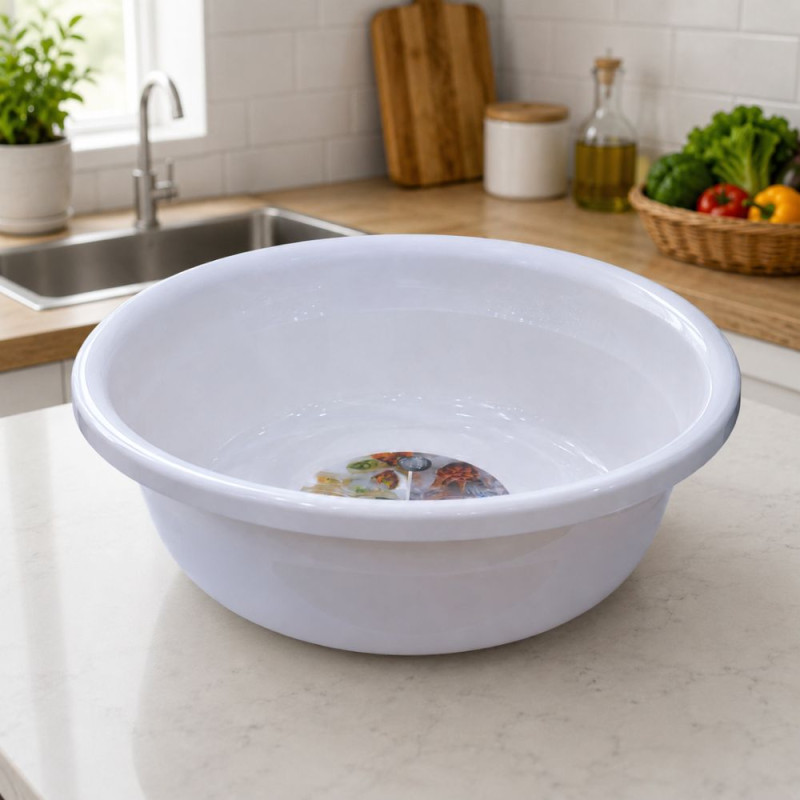 47cm Plastic Mixing Bowl – Clear