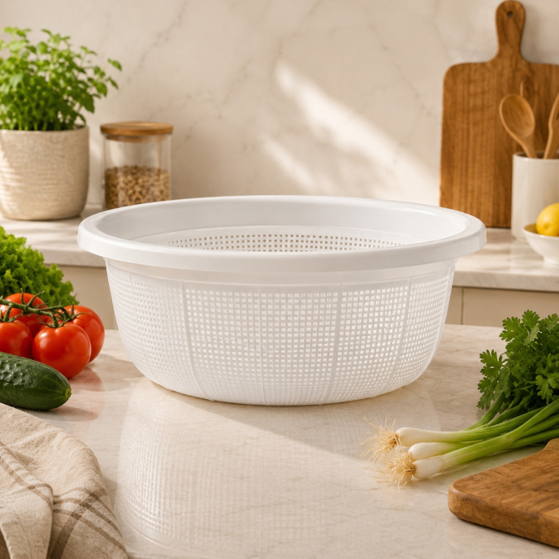 Collapsible Vegetable Strainer Basket – Mesh (39cm)