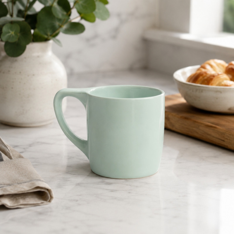 Square Handle Mug – Mint (Classic)
