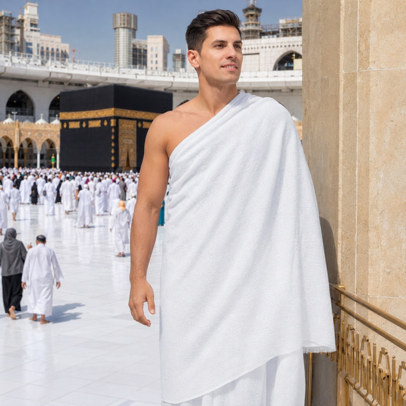 700g Child IHRAM Towel – White
