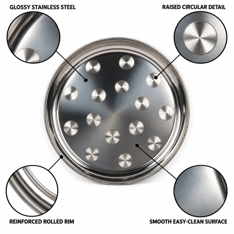Stainless Steel Serving Tray
