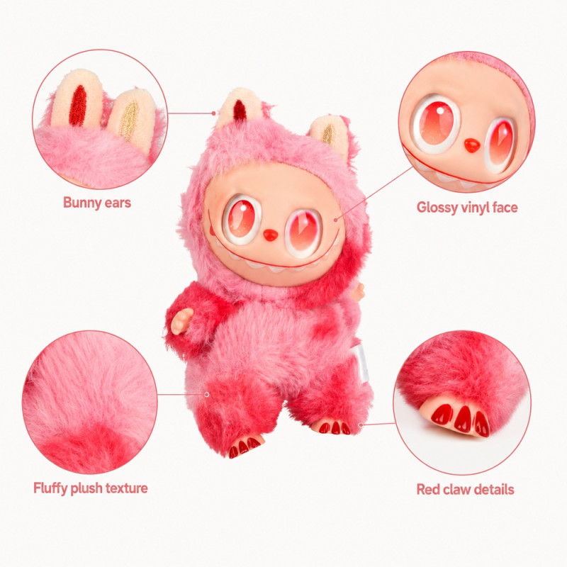 Preferred Spark Plush Toy Designed for Daily Grooming &amp; Self-Care – Multi Color (H-15cm)