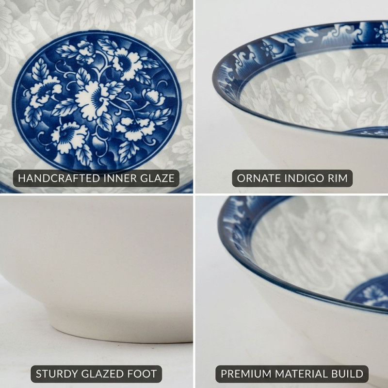 Blue & White Ceramic Bowl