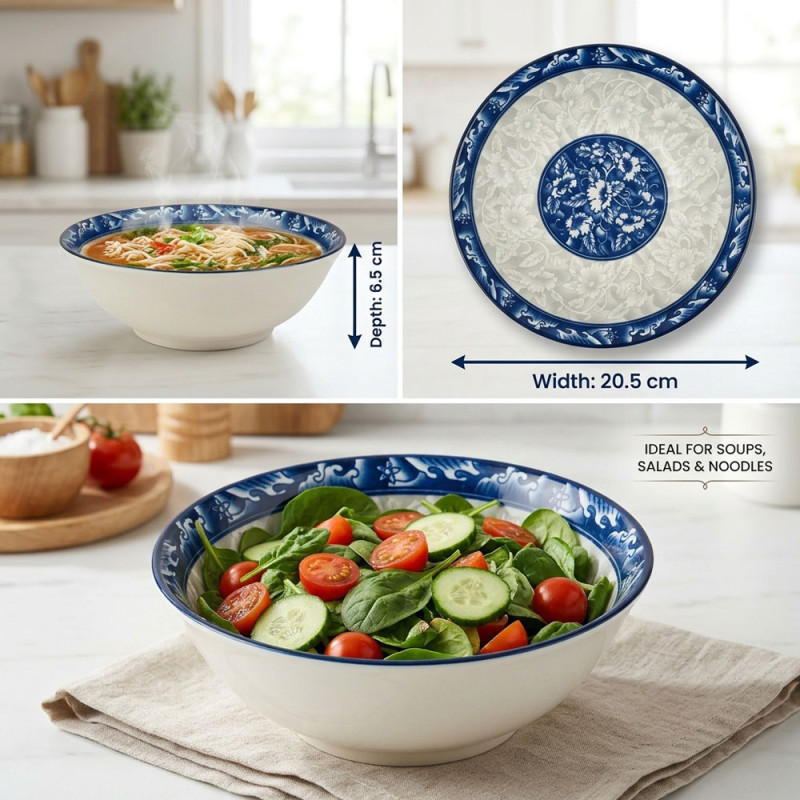 Blue & White Ceramic Bowl