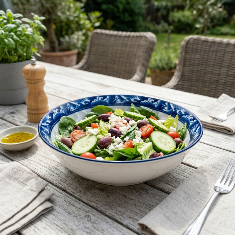 Blue & White Ceramic Bowl
