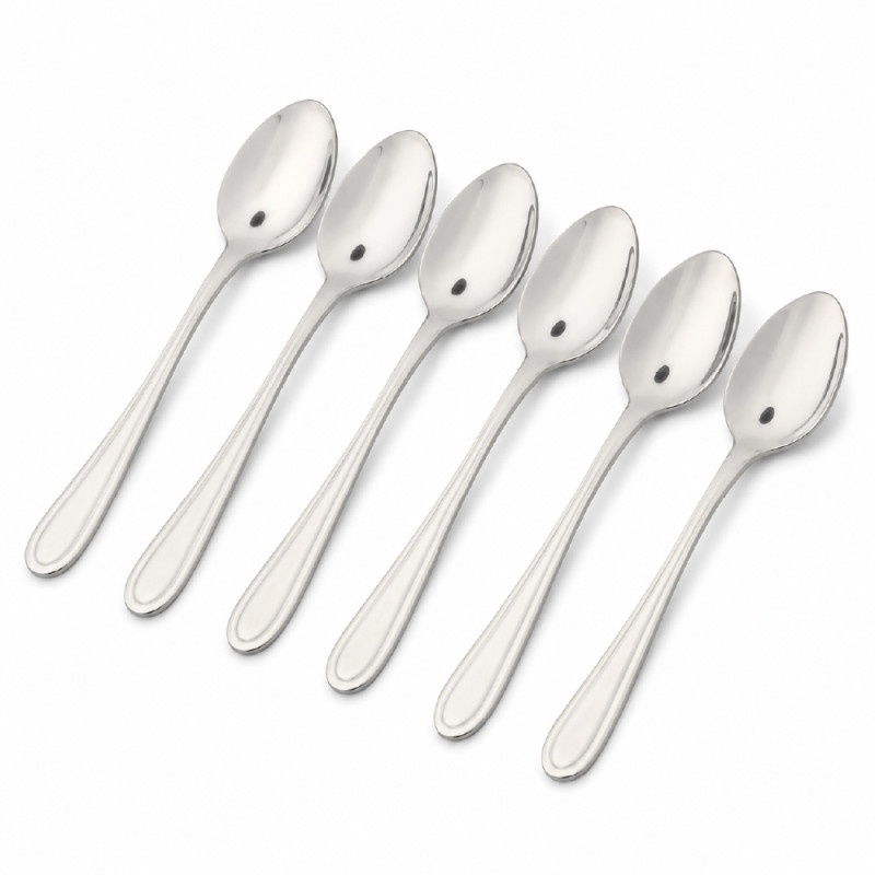 Stainless Steel Cutlery Set – Silver Mirror Polish (15.25 cm)