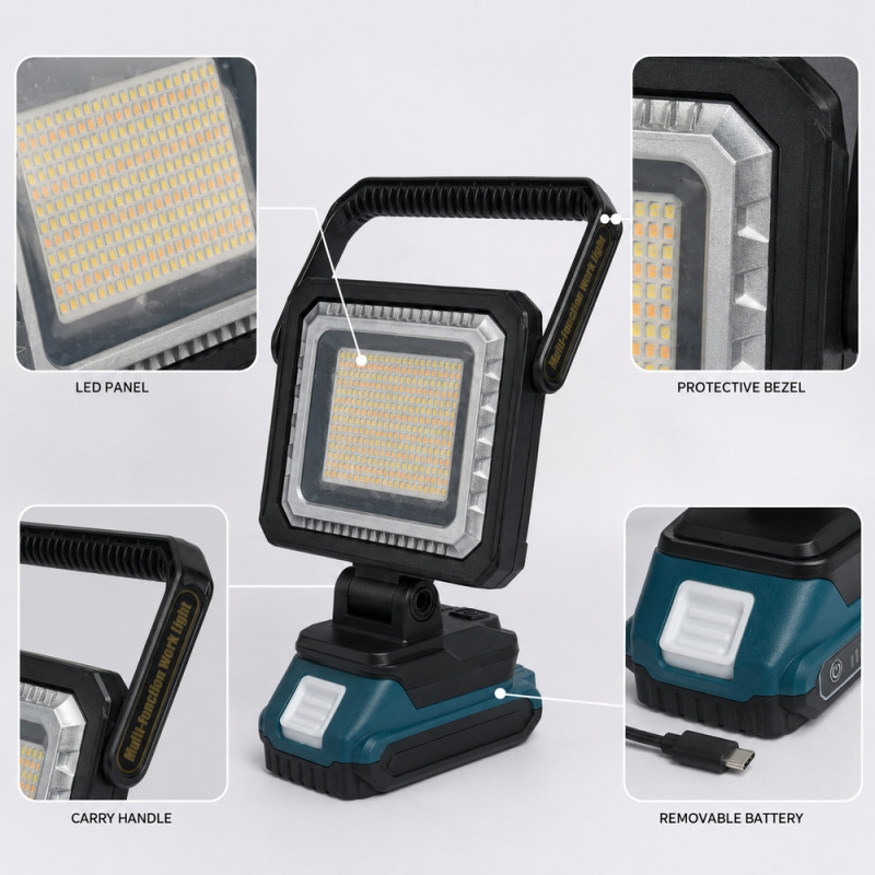 Emergency Light - Assorted (H-23.5cm X W-15cm X L-11.5cm)