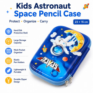 Premium pencil case – Blue Premium Quality (23 x 15cm)