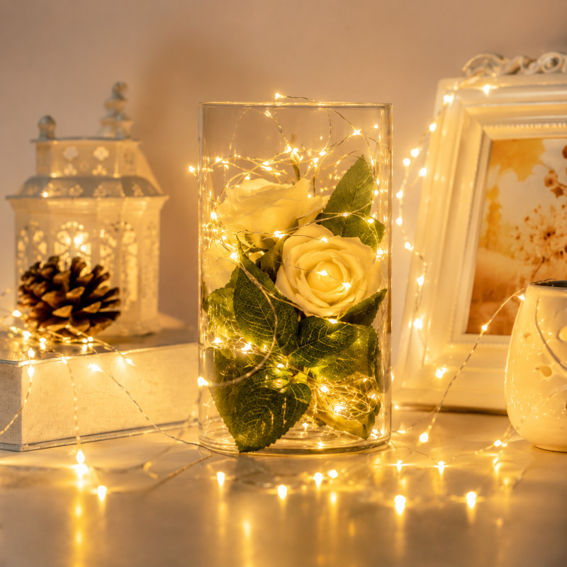 Smooth Pick String Lights Designed for Ambiance & Illumination – Yellow (L-3 M)