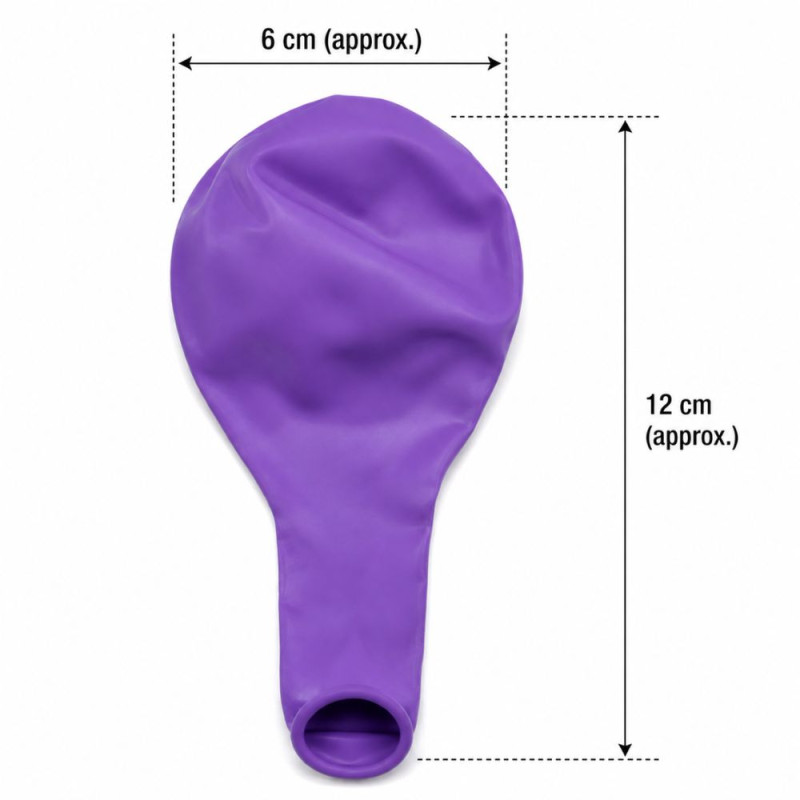 Professional Purple & Blue Helium-Grade Latex Party Balloons – High-Shine Decorative Set (12cm)