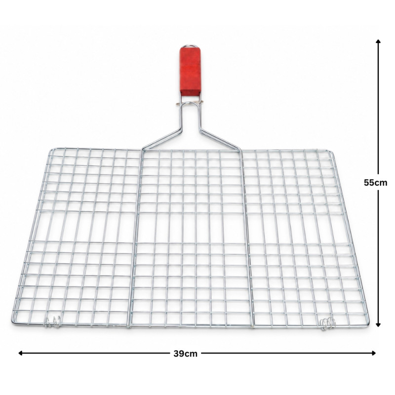 Outdoor Camping BBQ Grill Grate with Locking Handle 