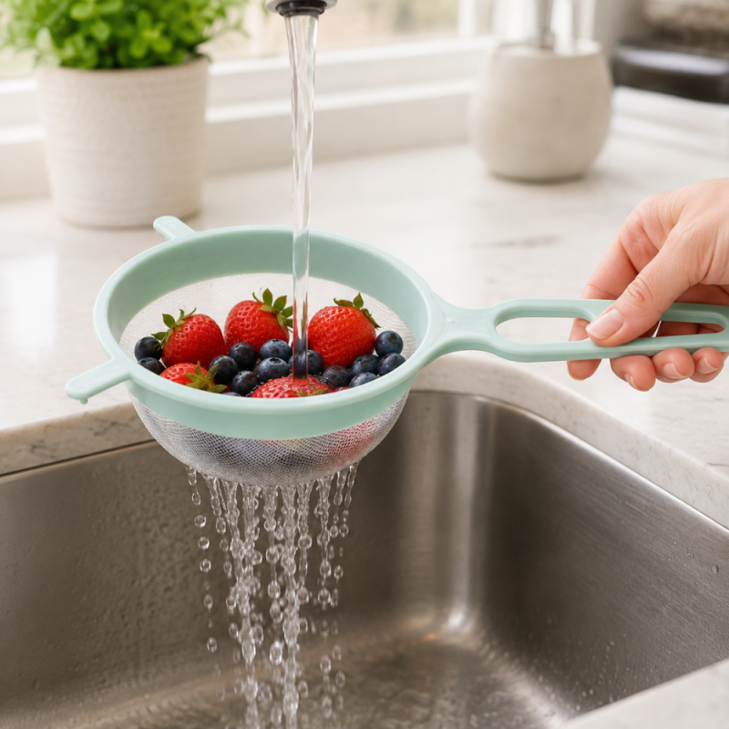 Plastic Stainer Set Collapsible Colander – Assorted